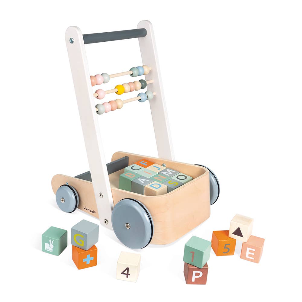 Sweet Cocoon - Cart With Abc Blocks - 20 Blocks