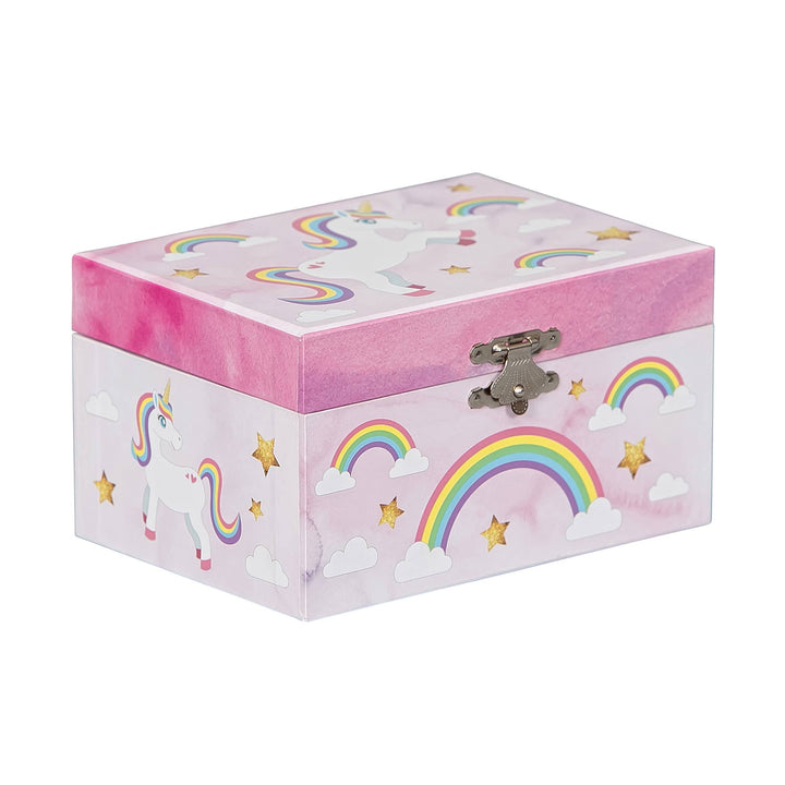 Mele and Co Skylar Girls Musical Unicorn Jewelry Box: Pink / Waltz of the Flowers / Girls Musical Unicorn Jewelry Box