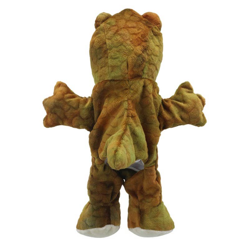 Eco Walking Hand Puppets - T-Rex (Brown)