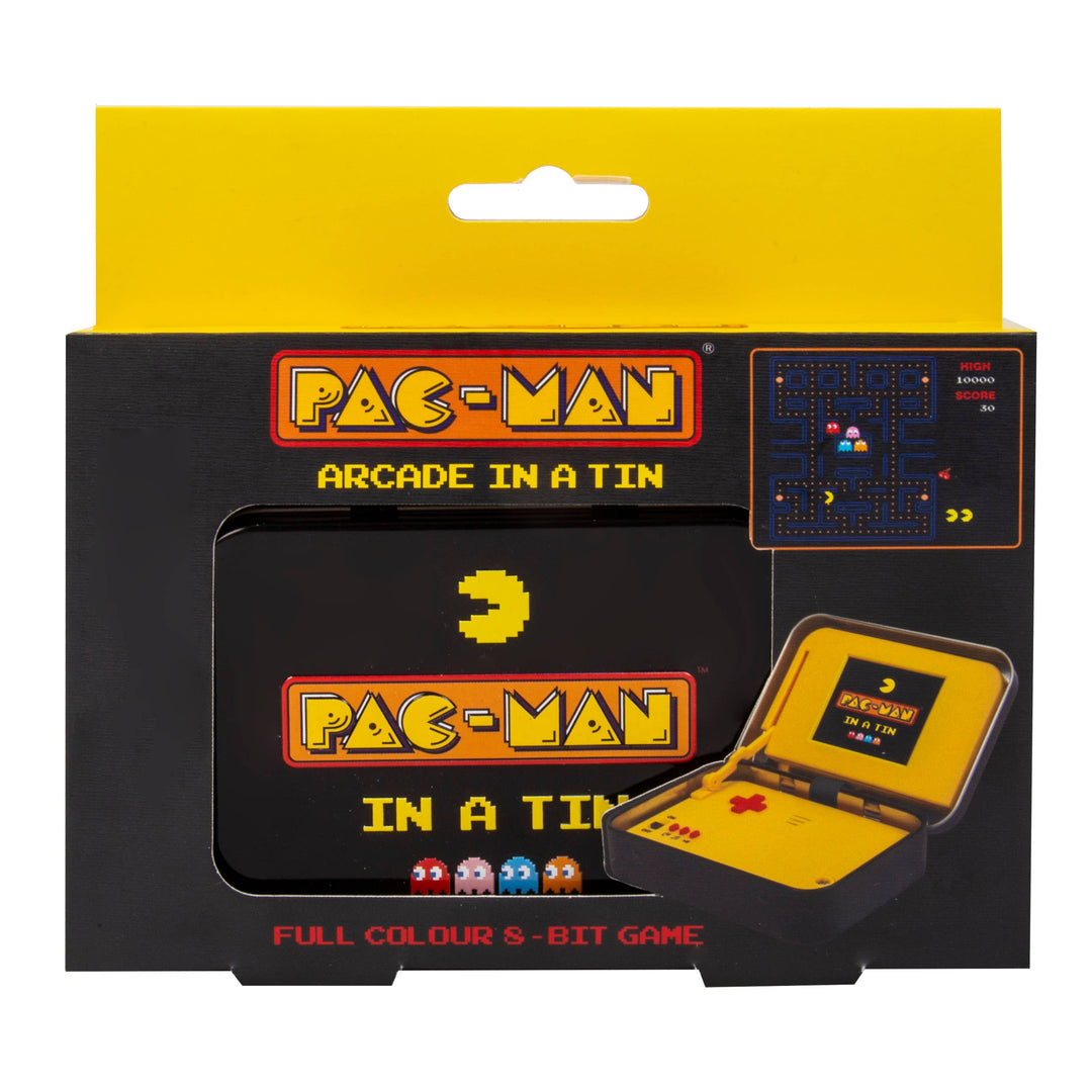 PAC-MAN Arcade in a Tin - Retro Handheld Gaming Gift