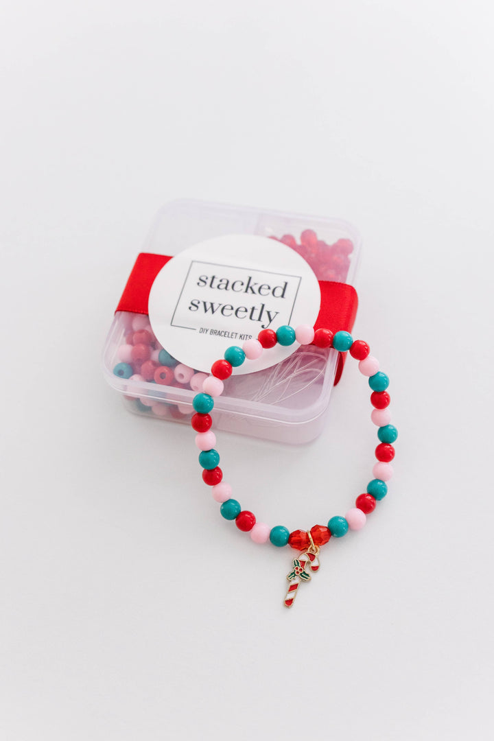 DIY Bracelet Kit Candy Cane