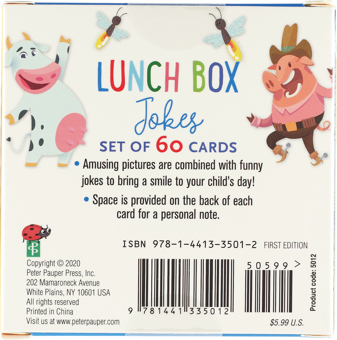 Lunch Box Jokes for Kids (60 pack)