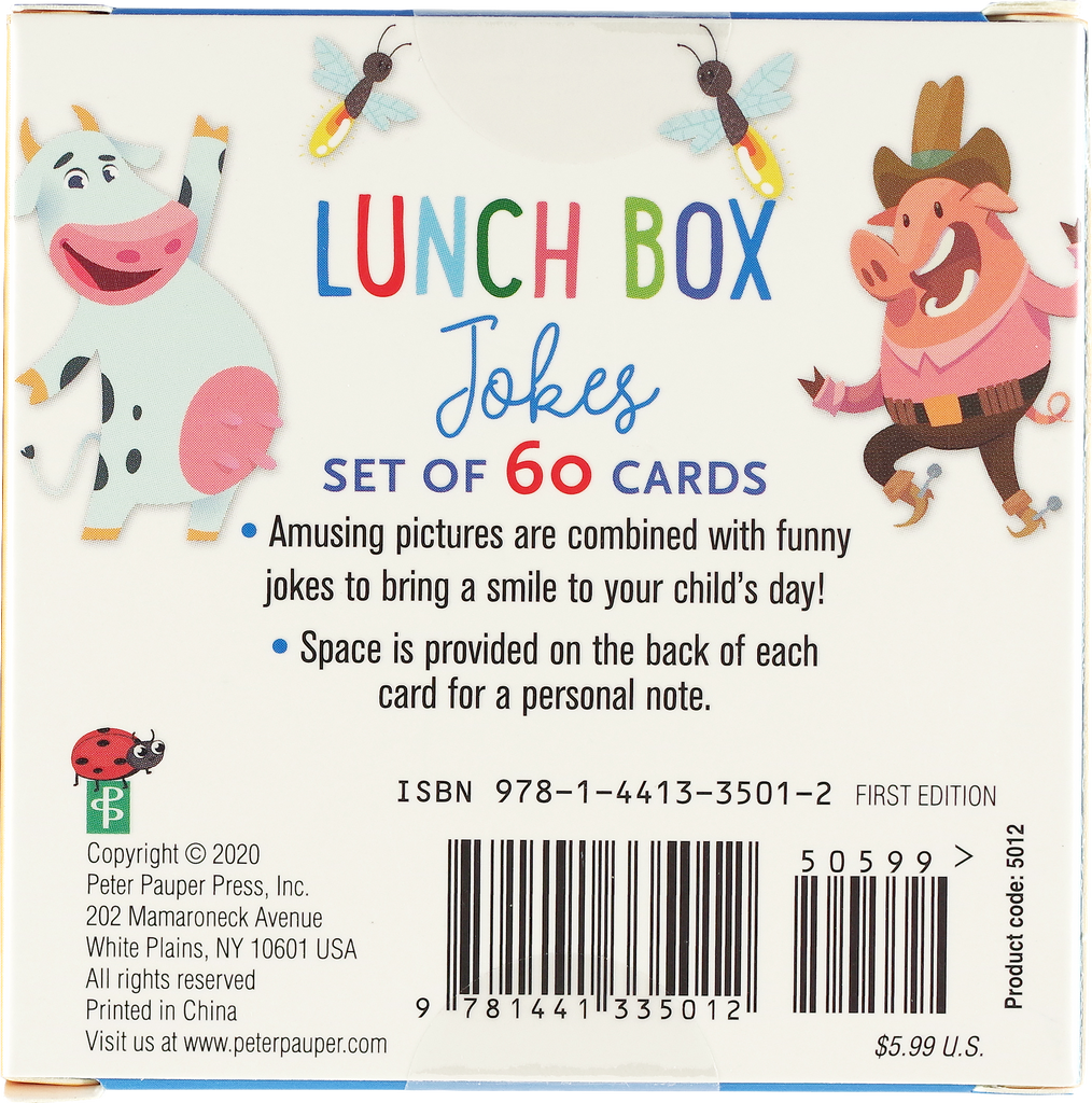 Lunch Box Jokes for Kids (60 pack)