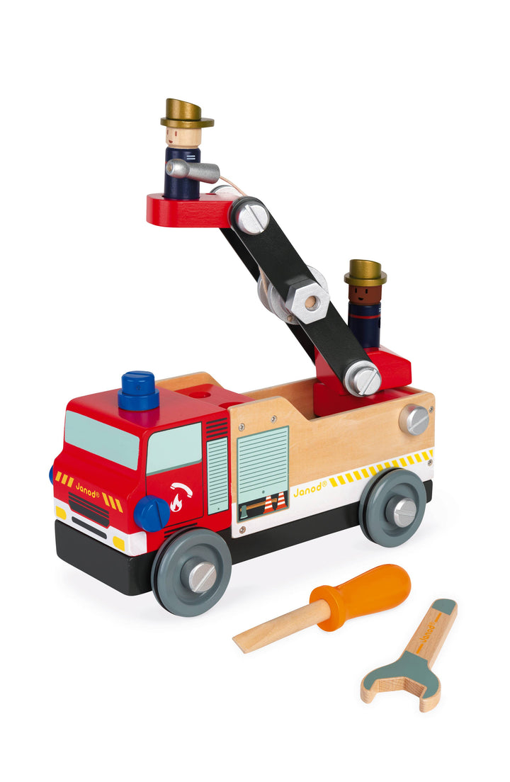 Brico' Kids | Fire Truck | 2 toys in 1: Build & Play