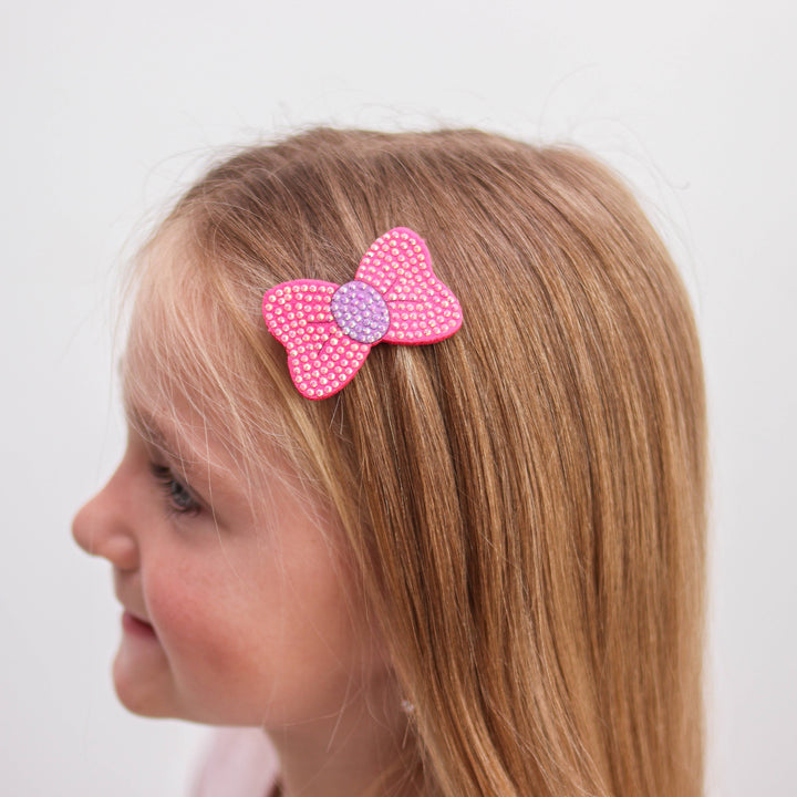 Chenille Rainbow/Heart/Star InterchangeableHeadband and Hair Clips