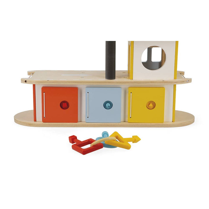 Bolid | Garage | Wooden toy | 4 vehicles included