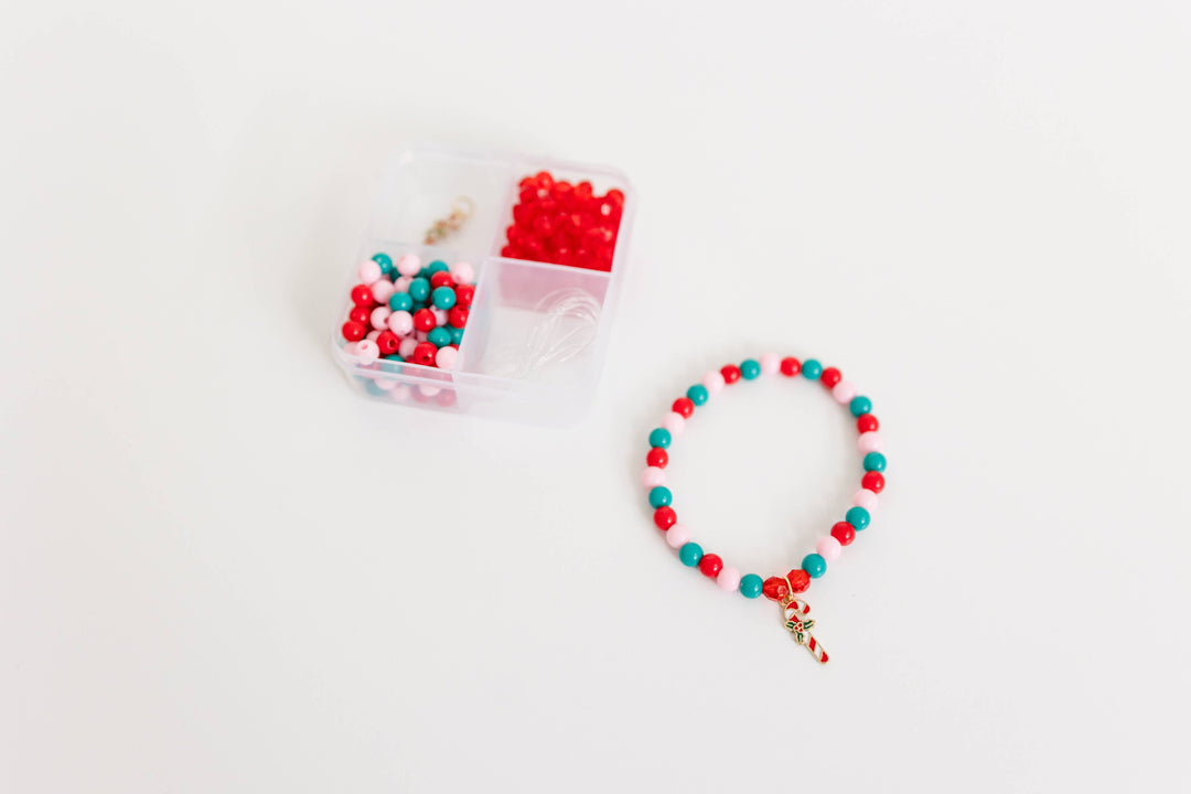 DIY Bracelet Kit Candy Cane