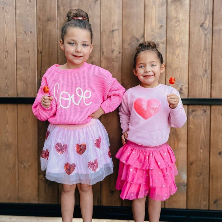 Love Valentine's Day Knit Sweater - 3T