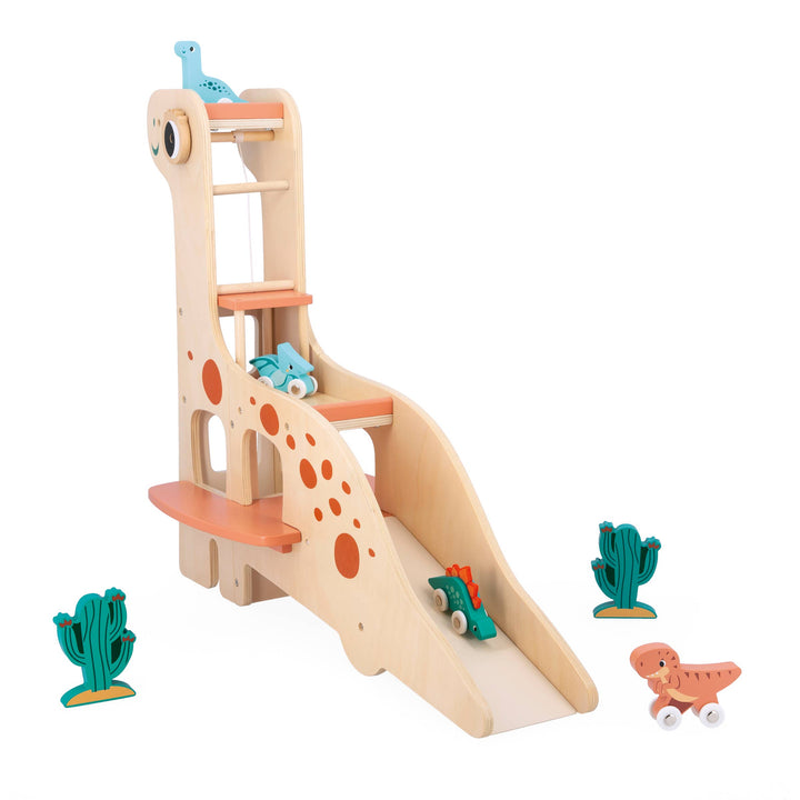 Dino | Garage | Includes 4 Dino Cars & Elevator | Ages 2+