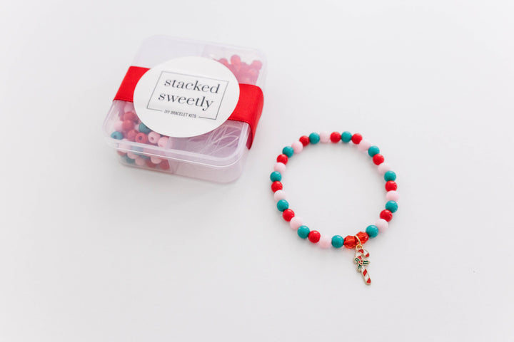 DIY Bracelet Kit Candy Cane