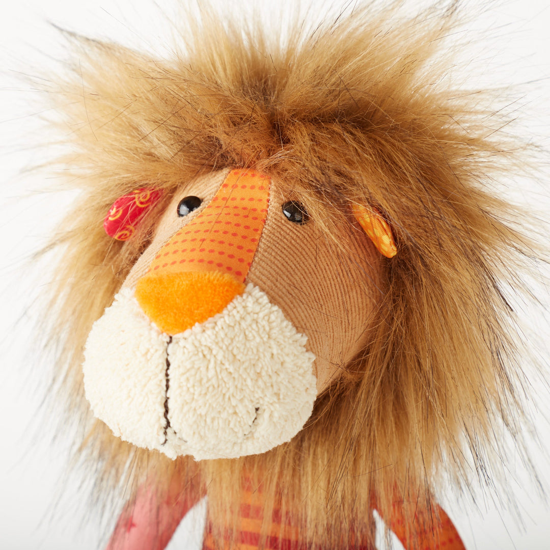 Patchwork Lion Plush Toy