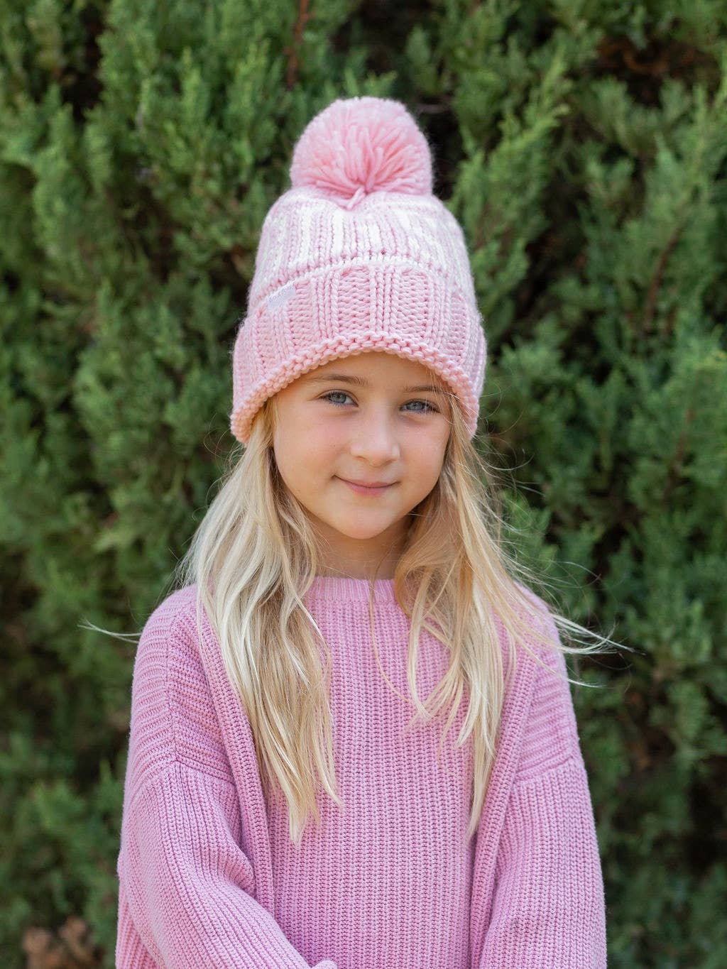 Big Sister Bobble Hat: Kid (3-7 y.o.)