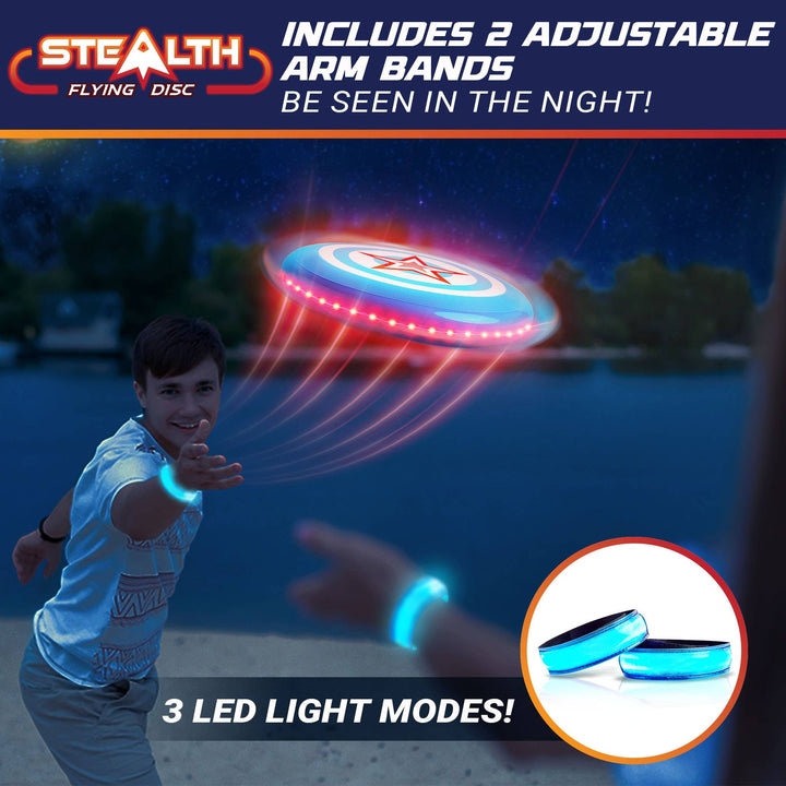 USA Toyz Stealth Flying LED Disc