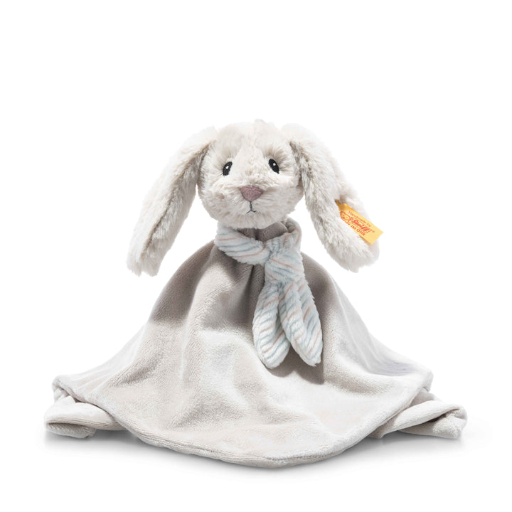 Hoppie Rabbit Security Blanket Baby Toy, 10 Inches