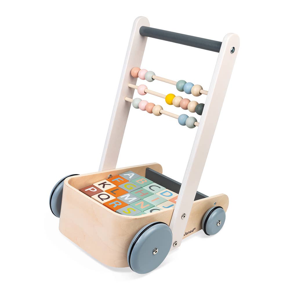 Sweet Cocoon - Cart With Abc Blocks - 20 Blocks