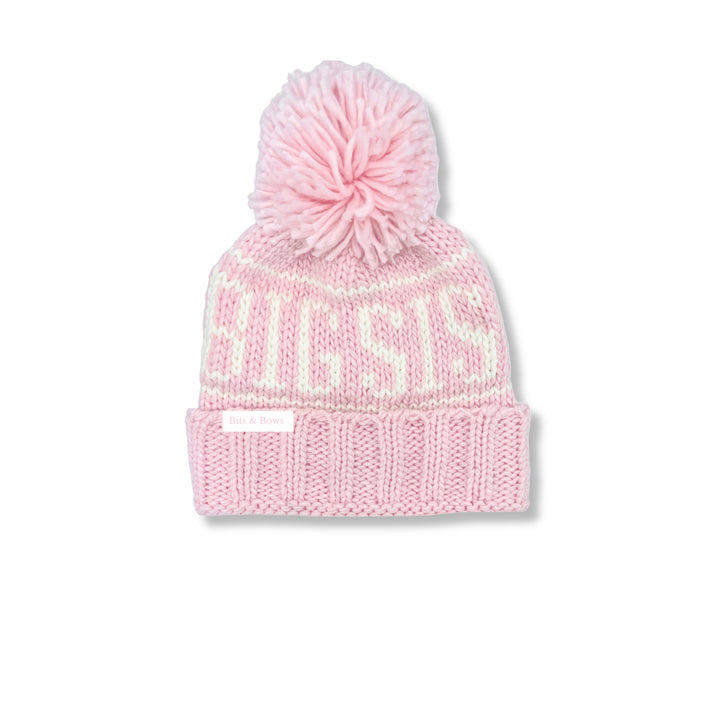 Big Sister Bobble Hat: Kid (3-7 y.o.)