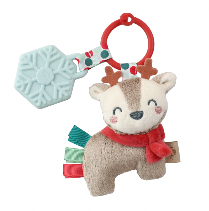 Holiday Itzy Pal™ Plush + Teether: Bear