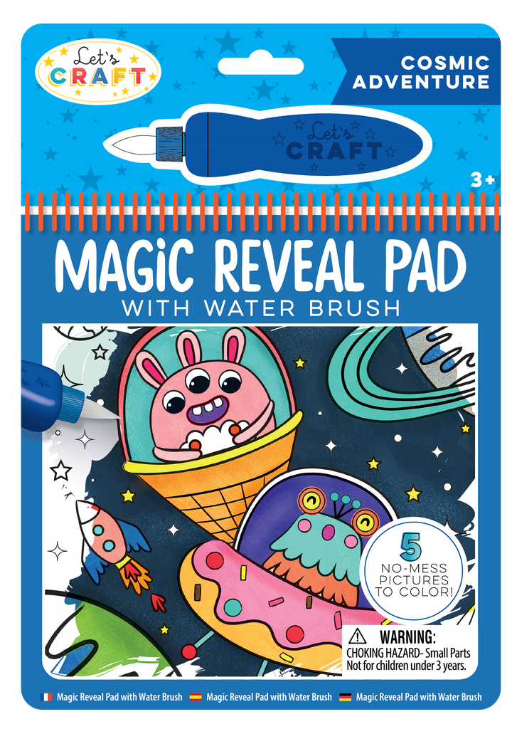 Magic Reveal Pads - Space, Dinos & Vehicles