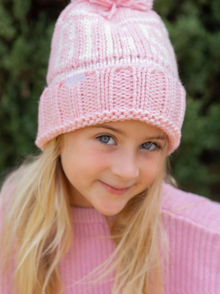 Big Sister Bobble Hat: Kid (3-7 y.o.)