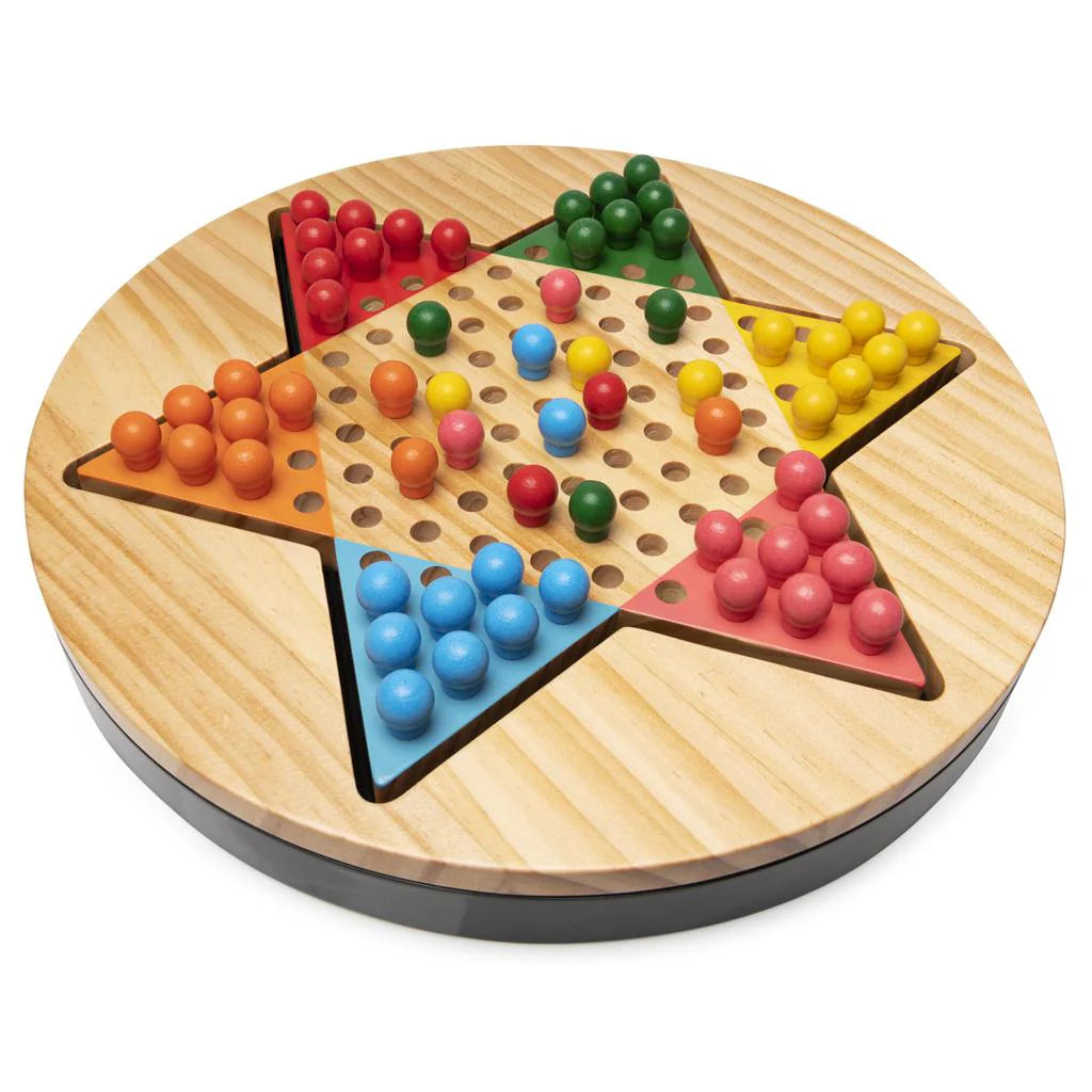 Cardinal Legacy Deluxe Wooden Chinese Checkers Set