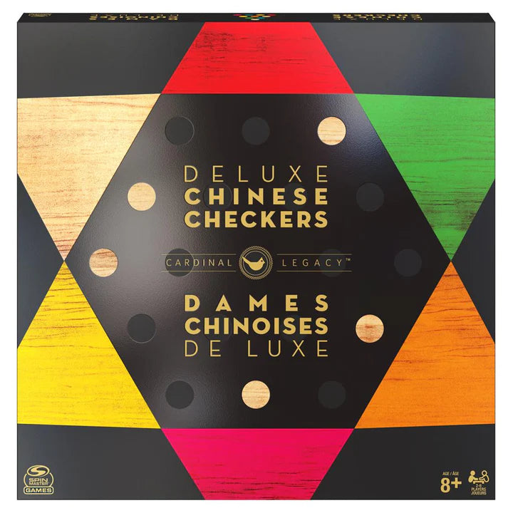 Cardinal Legacy Deluxe Wooden Chinese Checkers Set