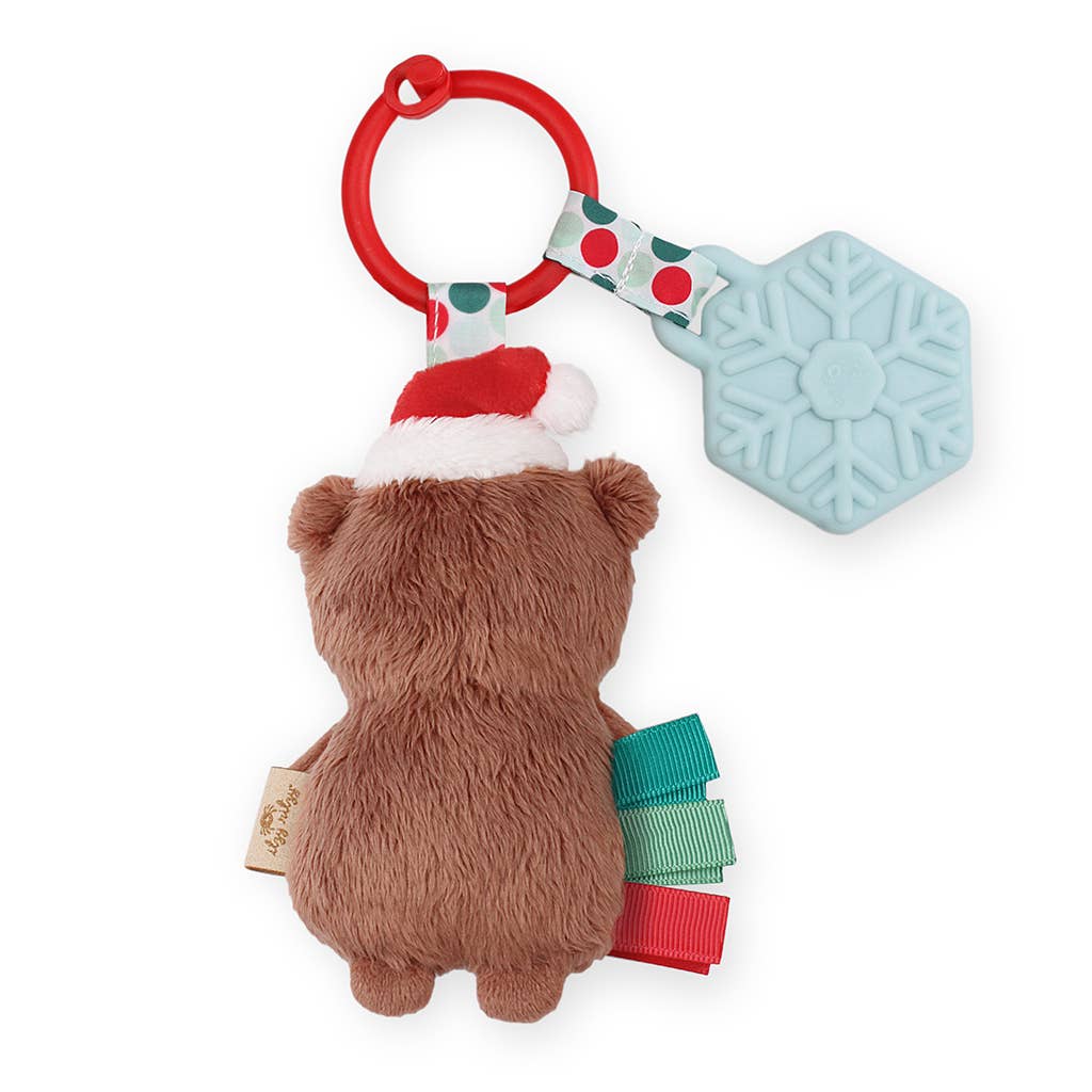 Holiday Itzy Pal™ Plush + Teether: Bear