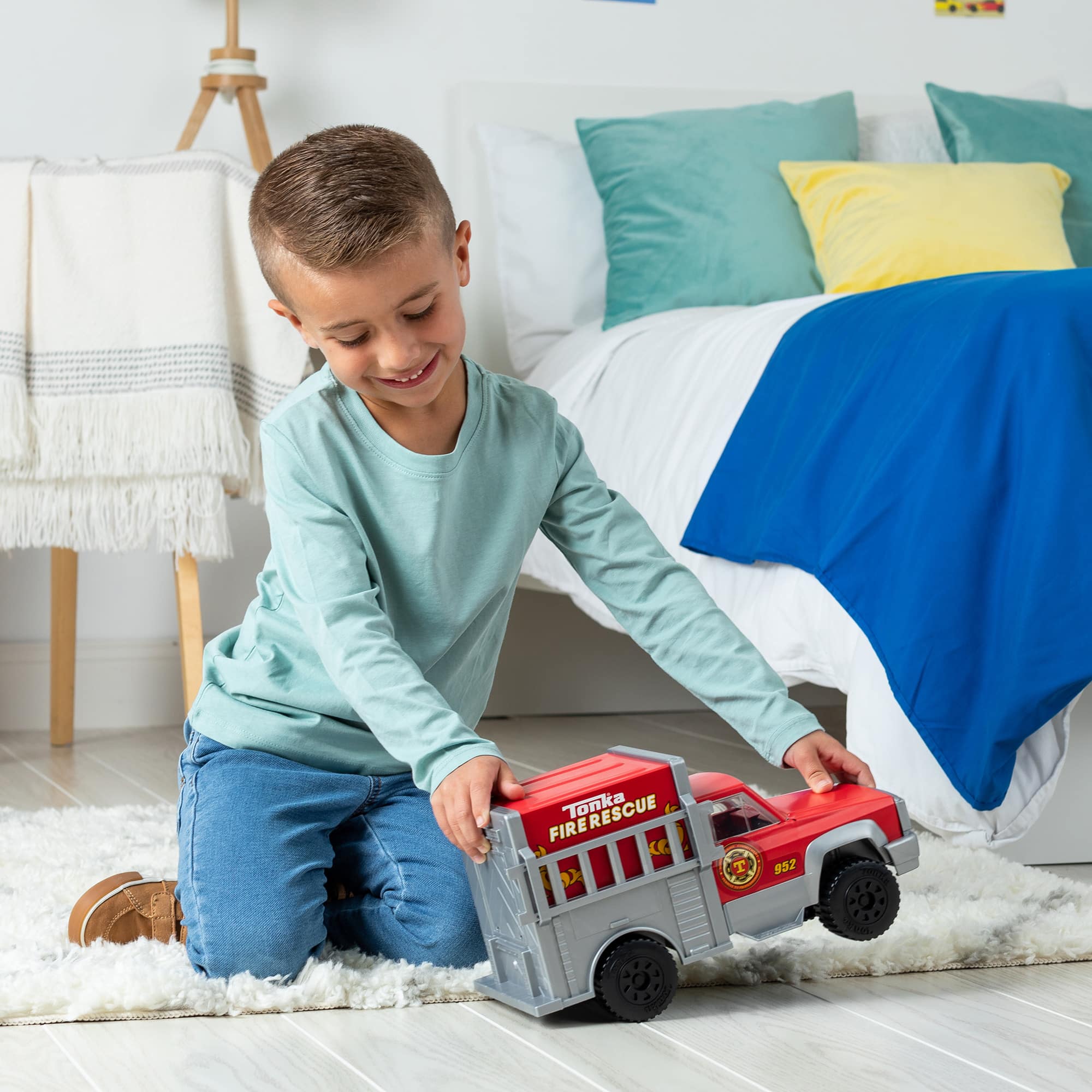 TONKA STEEL CLASSICS FIRE RESCUE TRUCK Nantucket Kids