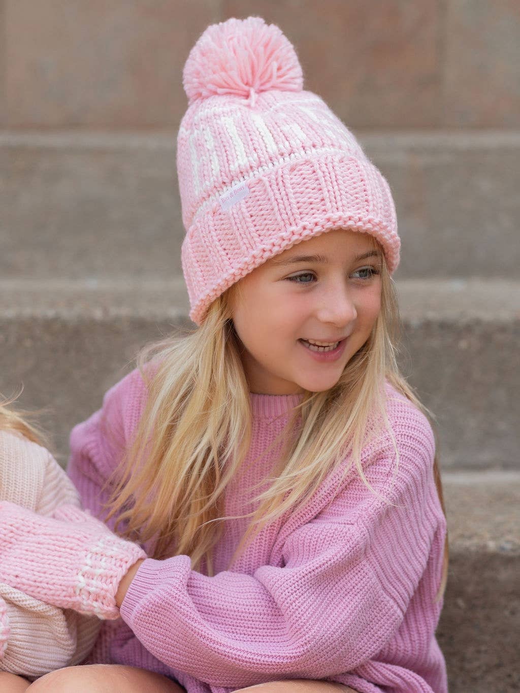 Big Sister Bobble Hat: Toddler (12-36 months)