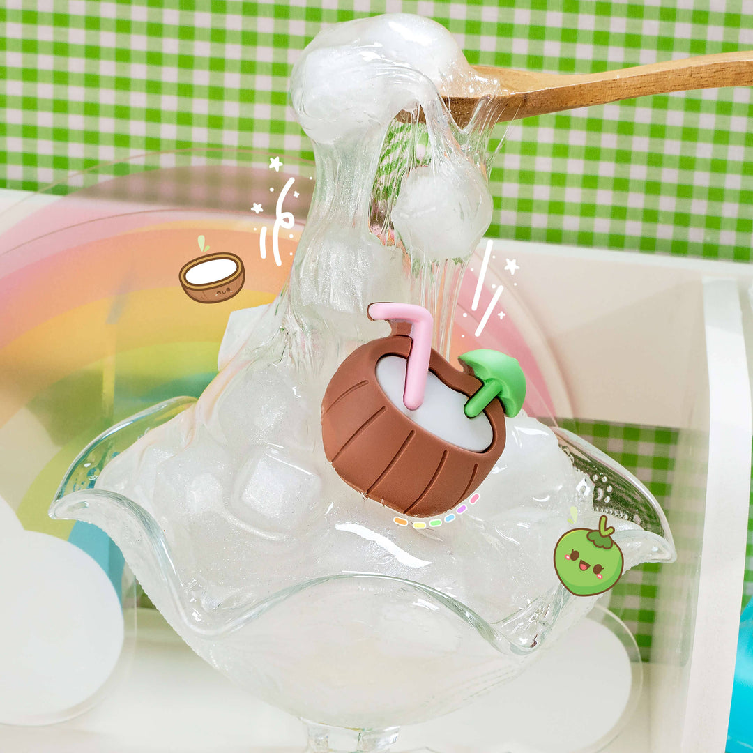 Mogoo Mogoo Coconut Jelly Cube Clear Slime (4pcs/case)