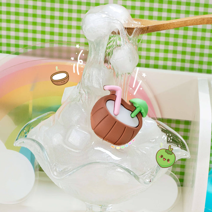 Mogoo Mogoo Coconut Jelly Cube Clear Slime (4pcs/case)