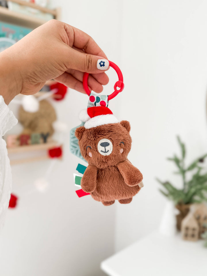 Holiday Itzy Pal™ Plush + Teether: Santa