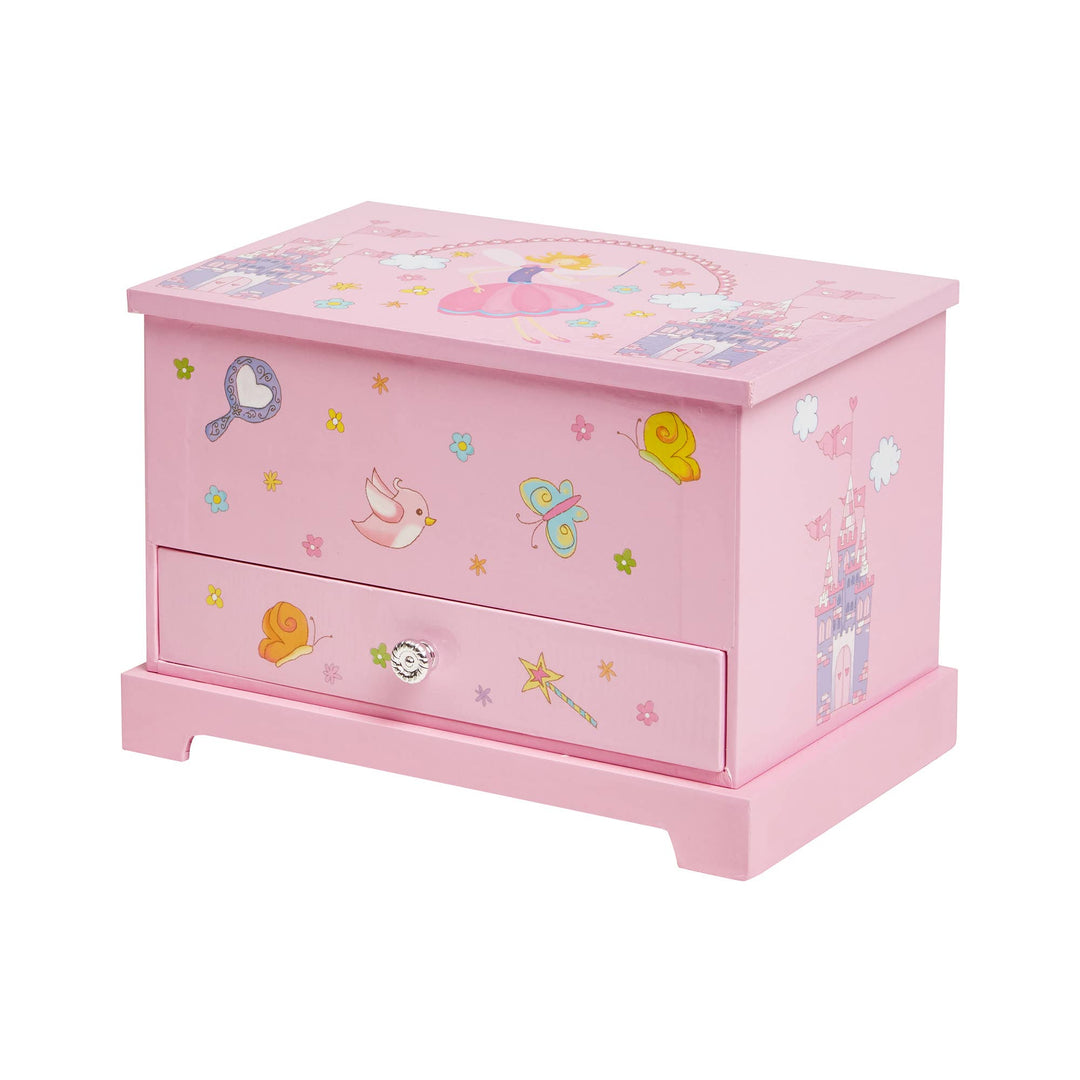 Mele and Co Kerri Girls Musical Fairy Jewelry Box: Pink / Waltz of the Flowers / Girls Musical Fairy Jewelry Box