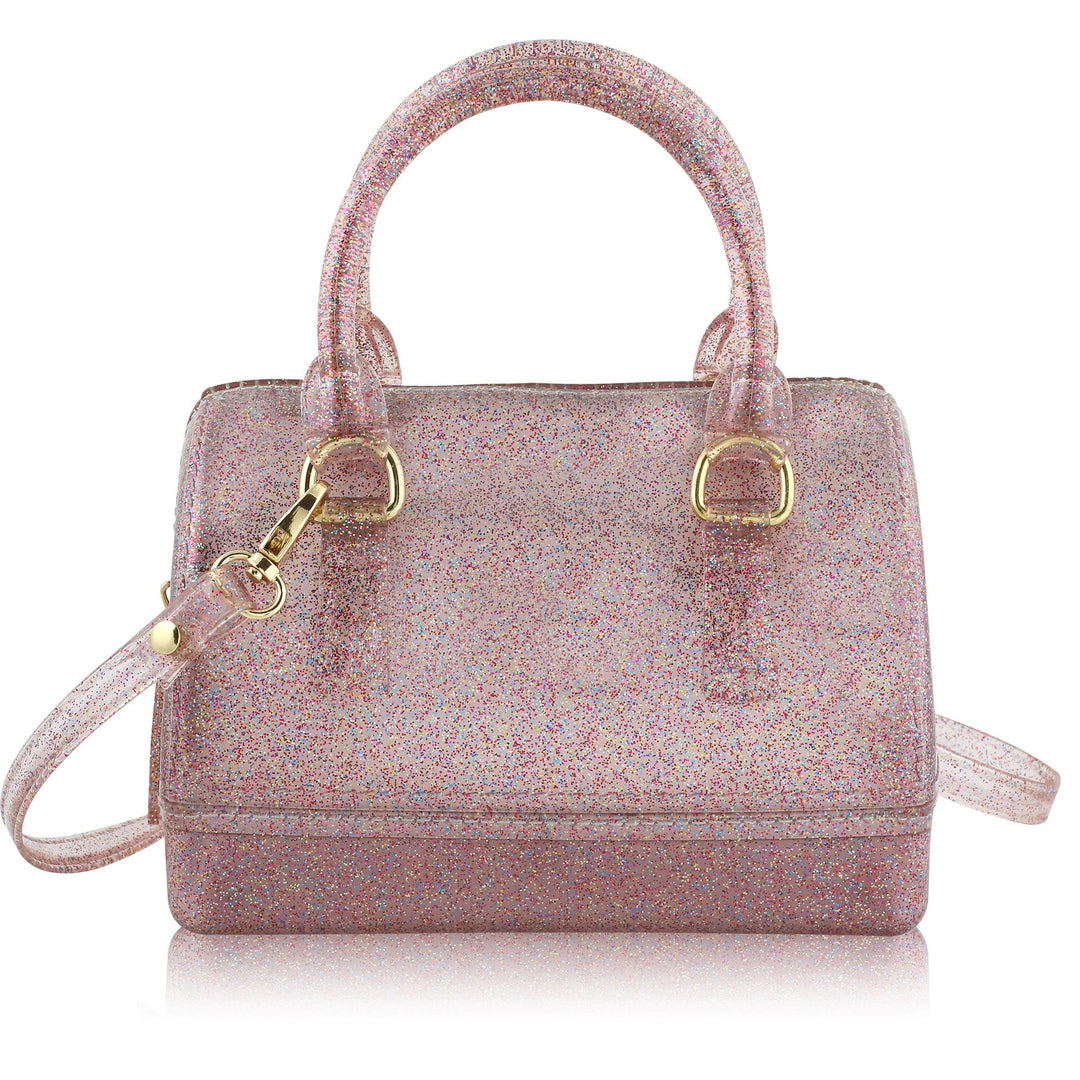 Ruby Multi-Sparkle Jelly Purse: Crystal Heart Edition