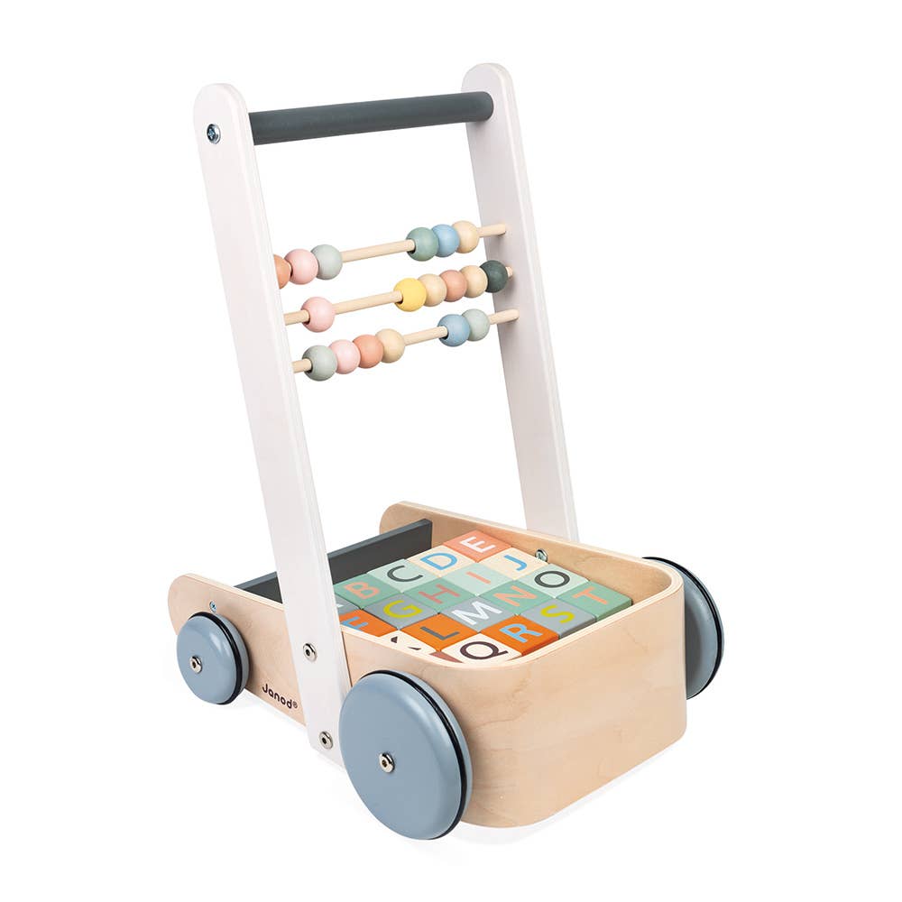 Sweet Cocoon - Cart With Abc Blocks - 20 Blocks