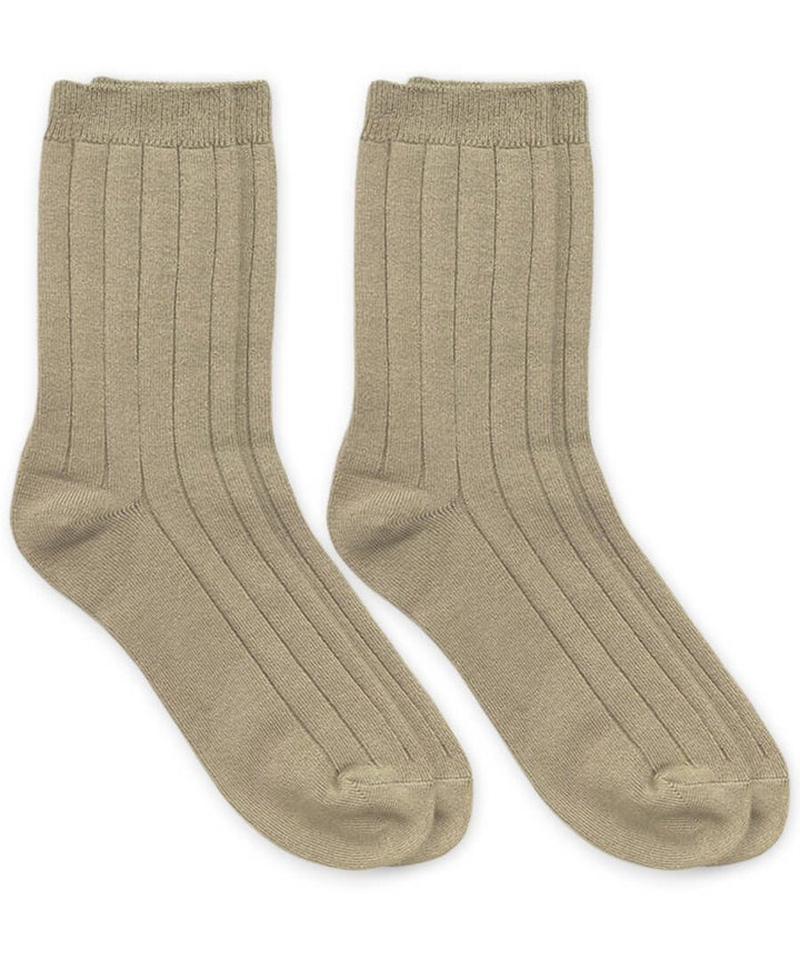 Jefferies Socks Bamboo Wide Rib Crew Socks 2 Pair Pack