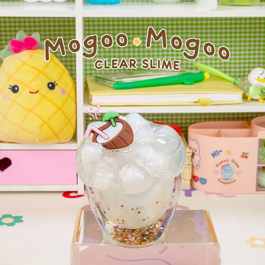 Mogoo Mogoo Coconut Jelly Cube Clear Slime (4pcs/case)