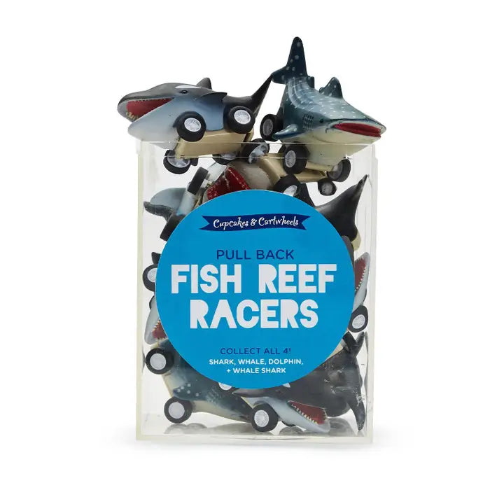 Fish Reef Racers Pull Back Toys