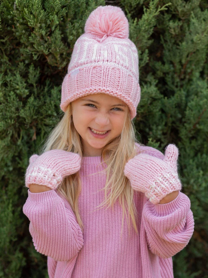 Big Sister Bobble Hat: Kid (3-7 y.o.)