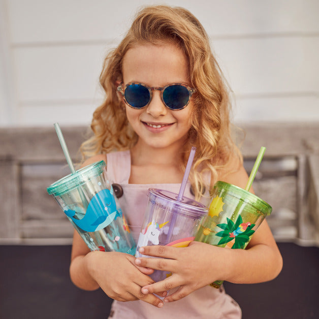 Sunnylife Kids Glitter Tumbler – Under the Sea