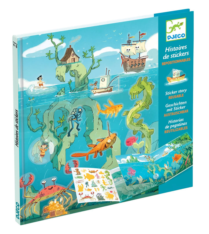 Adventure at Sea Repositionable Sticker Stories Activity