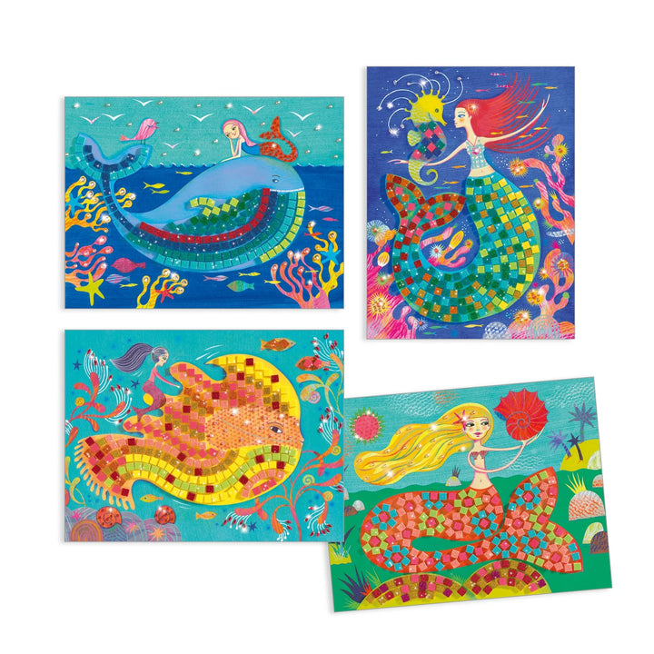 The Mermaid's Song Sticker and Jewel Mosaic Craft Kit