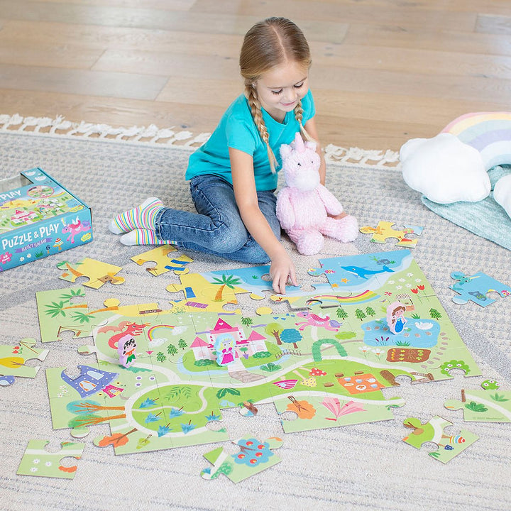 Puzzle & Play: Fantasy Funland Floor Puzzle