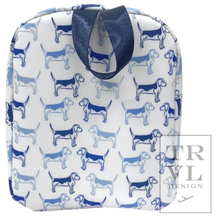 BRING IT-PUPPY LOVE Insulated Lunch Bag-Blue