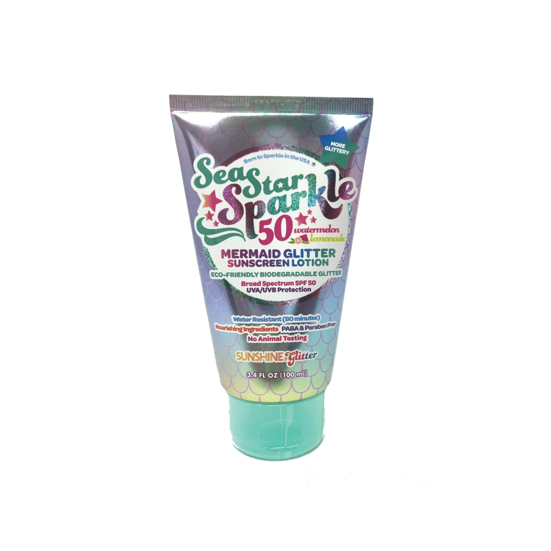 Sunshine & Glitter Sparkle Mermaid SPF50 Glitter Sunscreen