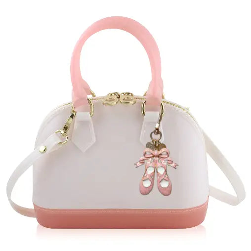 Cate in Pink & White: Tiny Dancer Edition Kids Jelly Purse