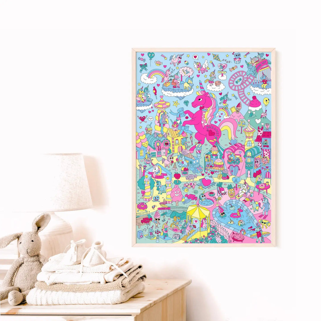 Unicorn Sticker Poster