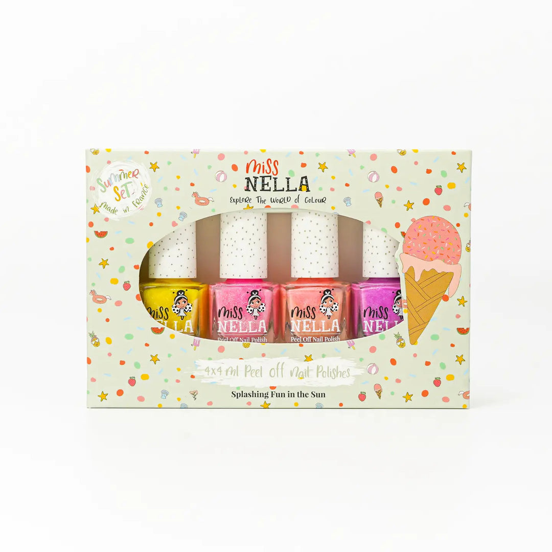 Summer Collection Nail Polishes-Pack of 4