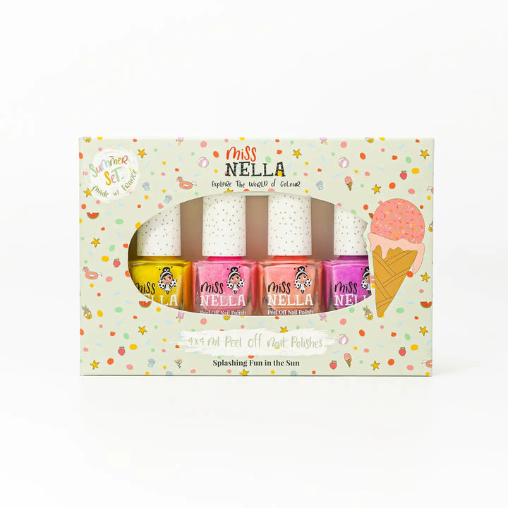 Summer Collection Nail Polishes-Pack of 4