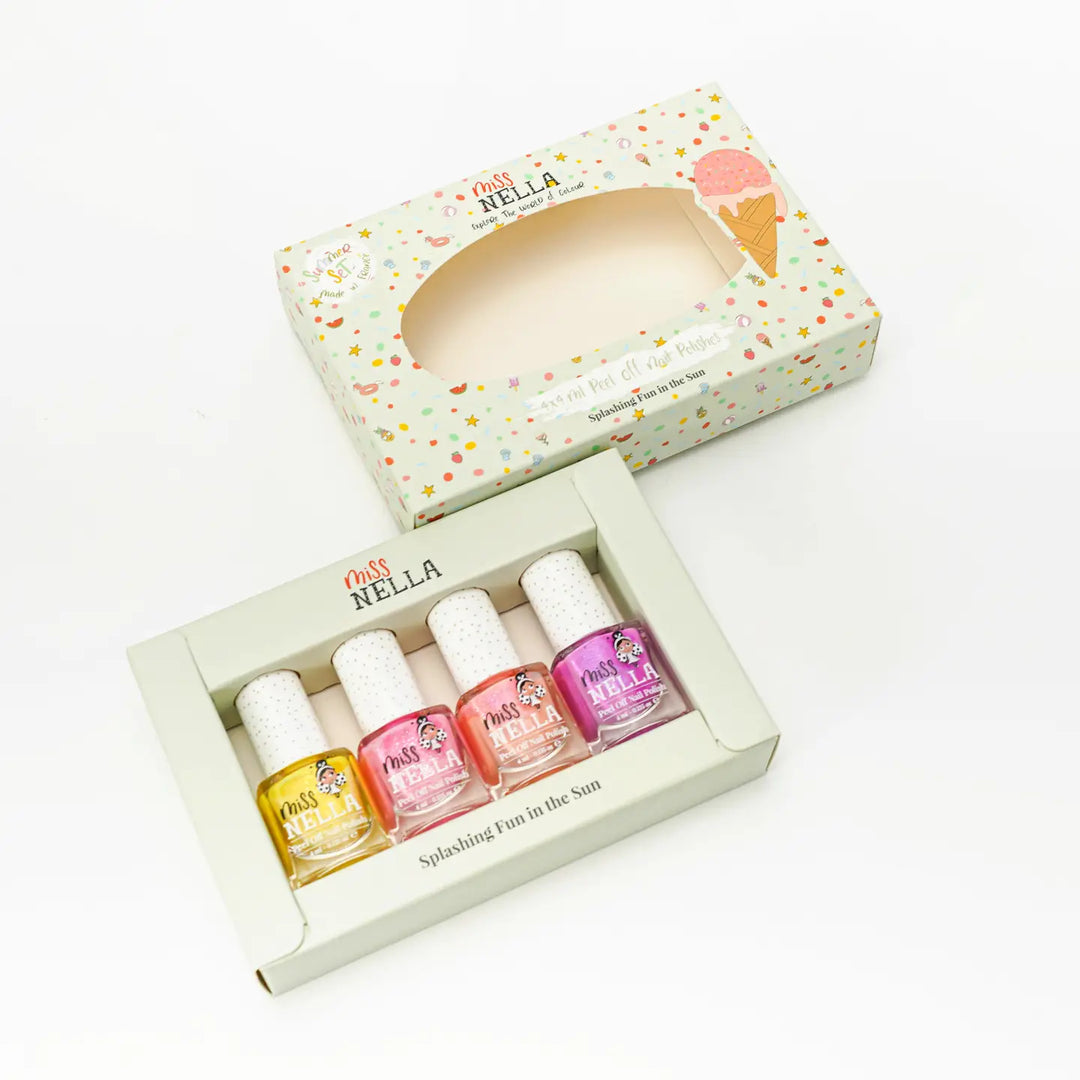 Summer Collection Nail Polishes-Pack of 4