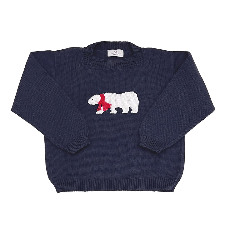 Polar Bear Intarsia Sweater-Unisex